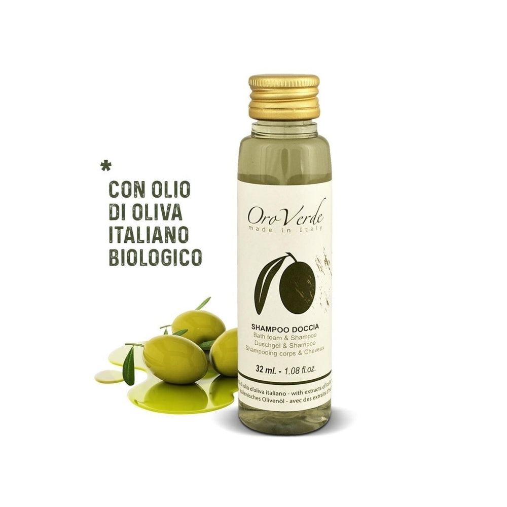 Shampoo Doccia 2 in 1 Oroverde 35 ml Made in Italy