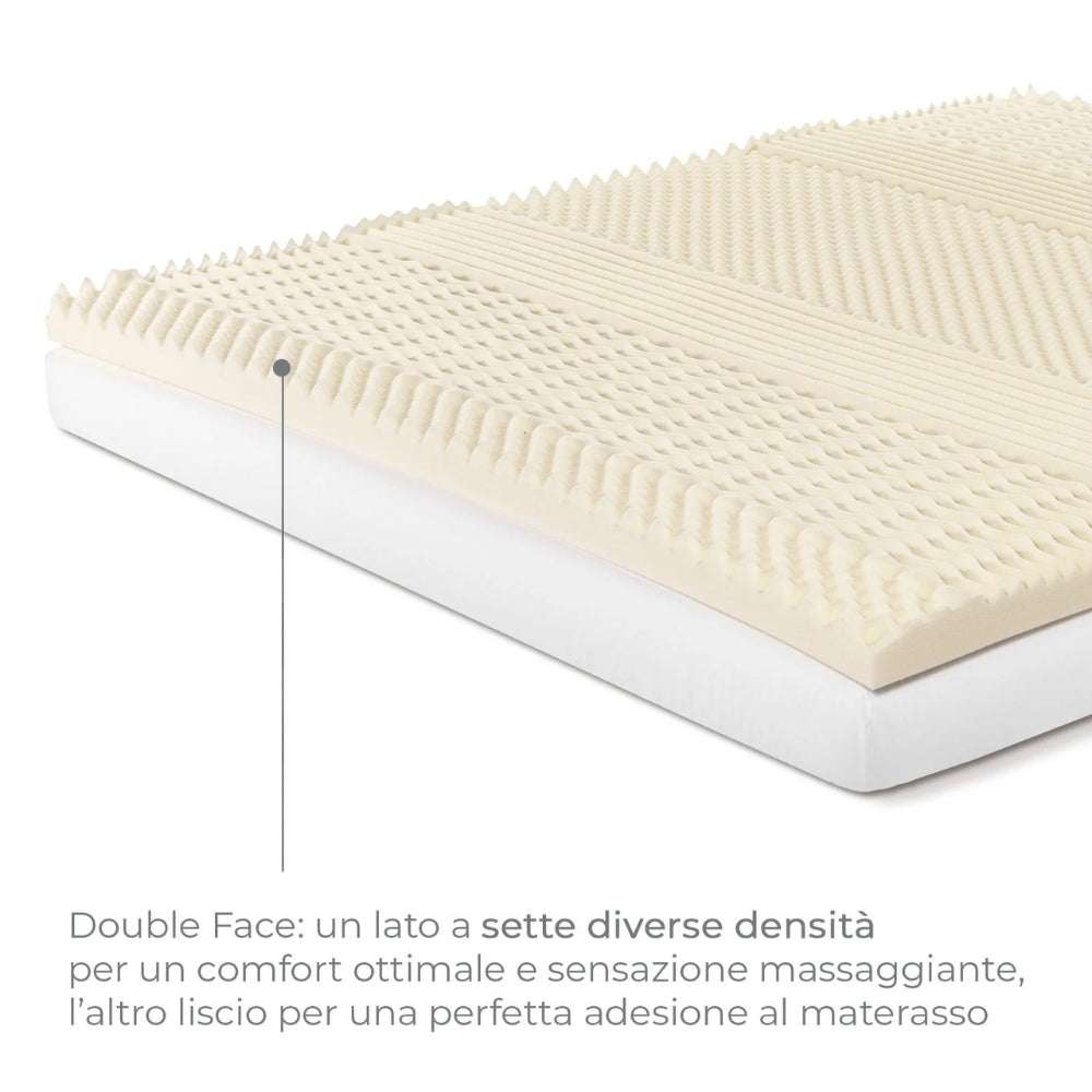 Caleffi Topper in Memory I dormissimi H 6 cm Made in Italy