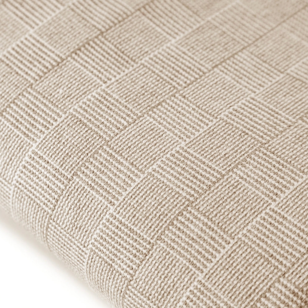 Copriletto copritutto Cannes 1 Piazza e Mezzo 210 x 250 cm in puro cotone Tortora