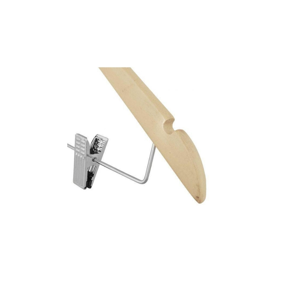 Set da 50 Grucce appendiabiti con anello antifurto e pinze porta pantaloni