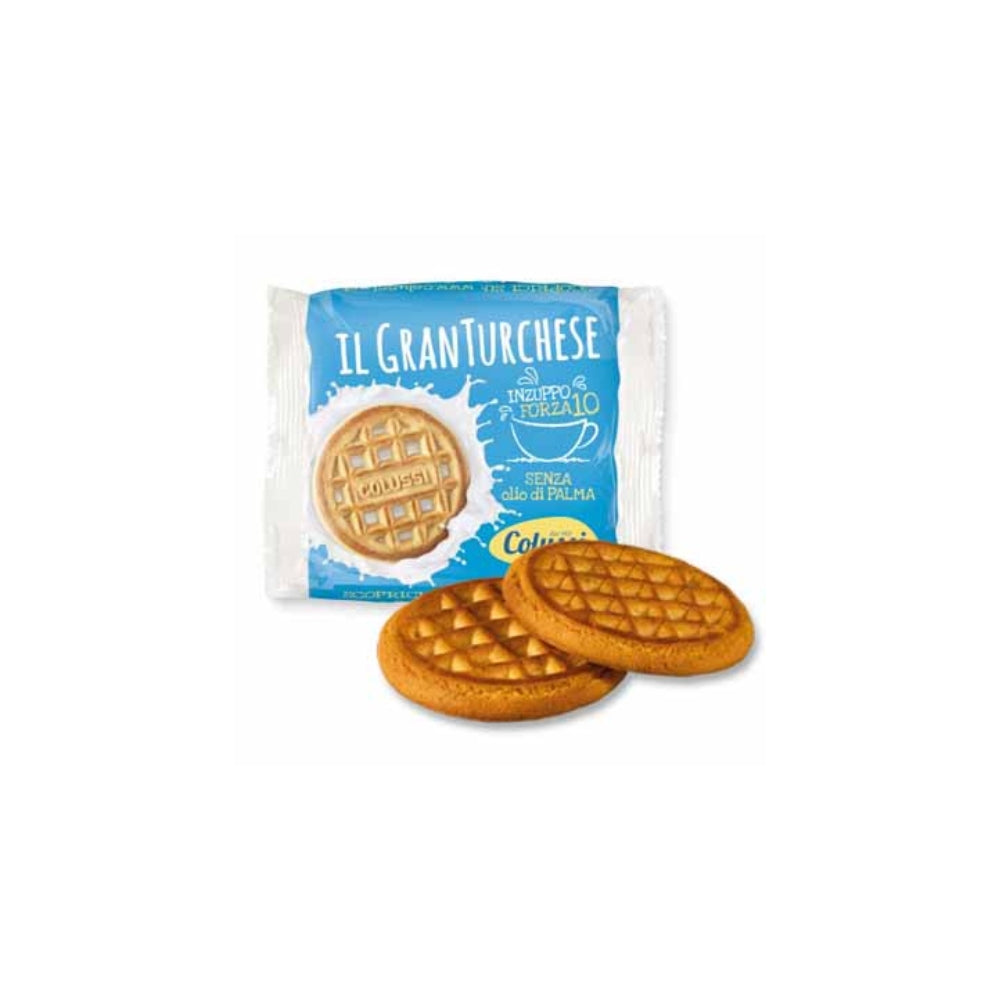 Box da 200 Biscotti GranTurchese Colussi Monoporzione 13,3 gr