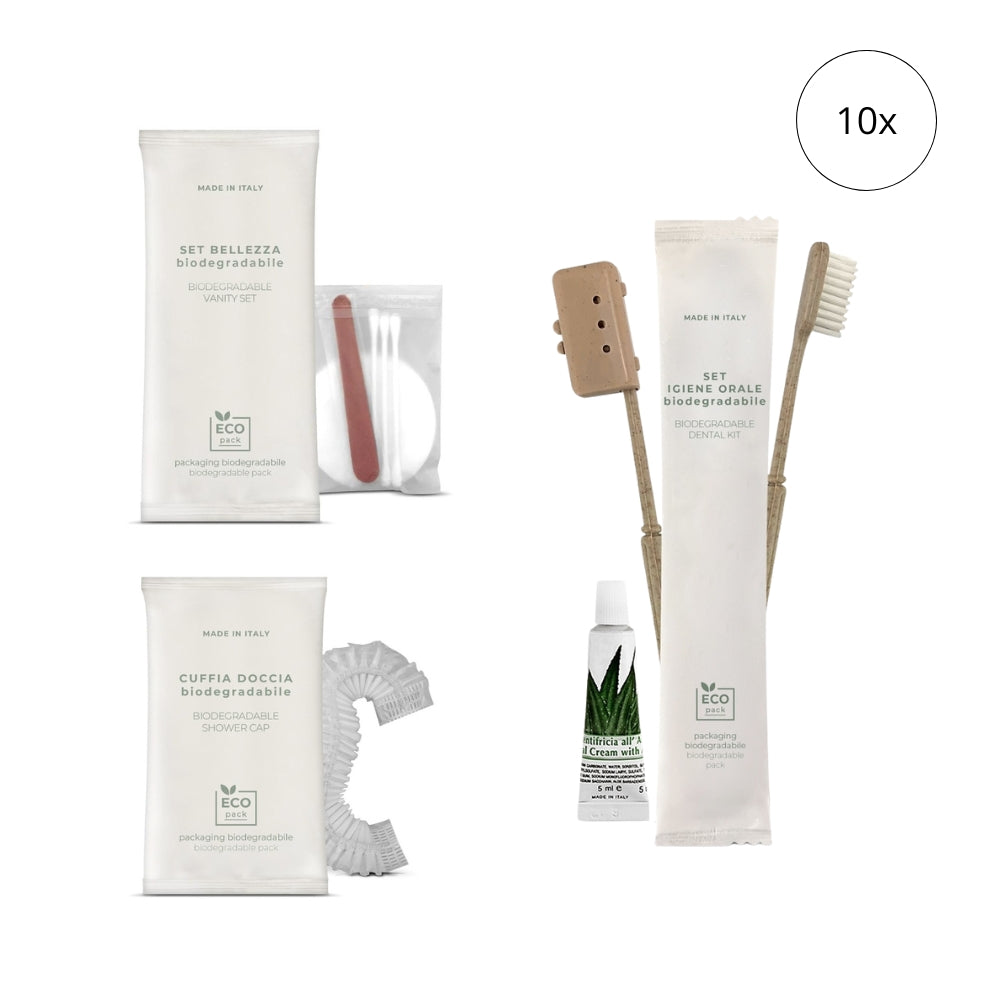 Welcome Kit Cortesia Lusso Oroverde Made in Italy