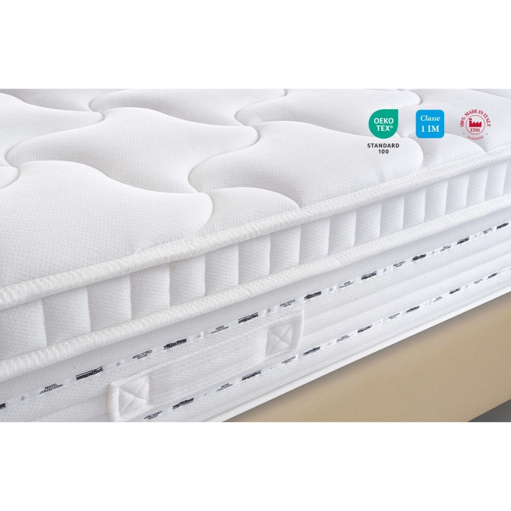 Magniflex Materasso Hotel Volterra ignifugo con Molle Bonnell + MagniFoam Made in Italy (H 23 o 25 cm)