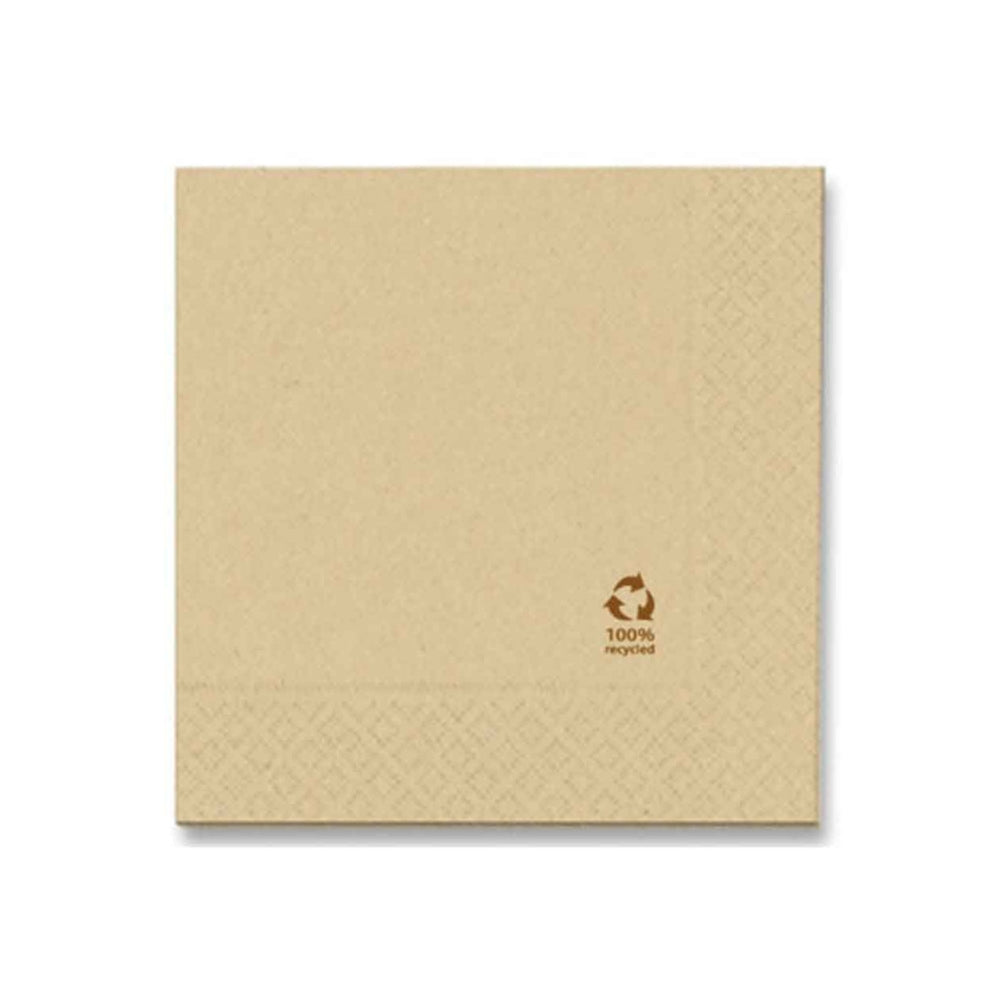 Tovagliolo 2 veli in ovatta riciclata eco-friendly 100 pezzi