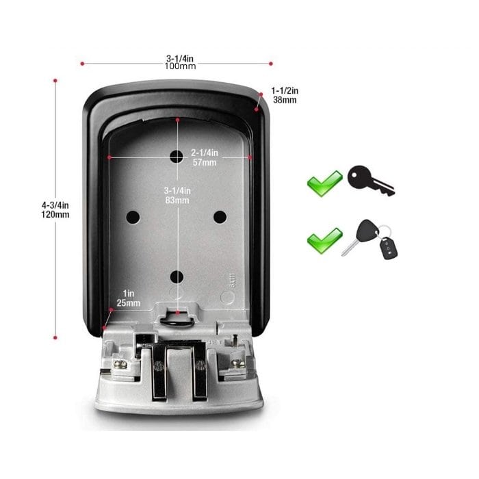 Self Check-in Keybox Portachiavi Cassetta di Sicurezza per Case Vacanze