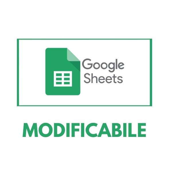 Modello Gestione Entrate e Spese - Fogli di Google Modificabile