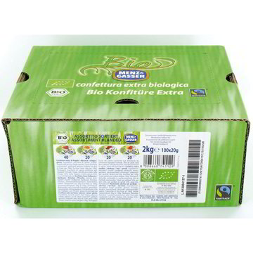 Assortimento 100 Marmellate Monoporzione BIO Menz&Gasser 4 Gusti