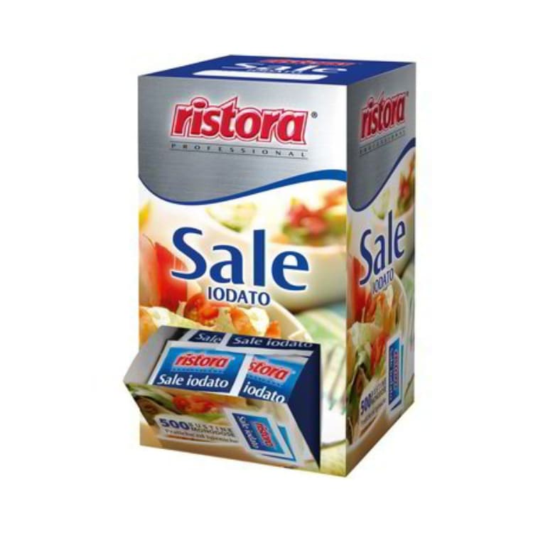 Sale iodato monodose Ristora in bustina Confezione da 500