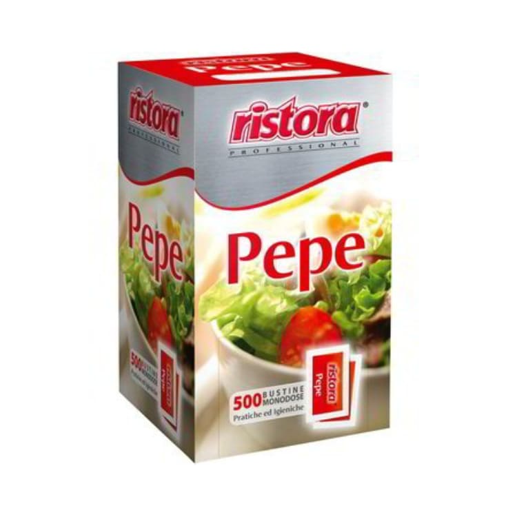 Pepe monodose Ristora in bustina Confezione da 500