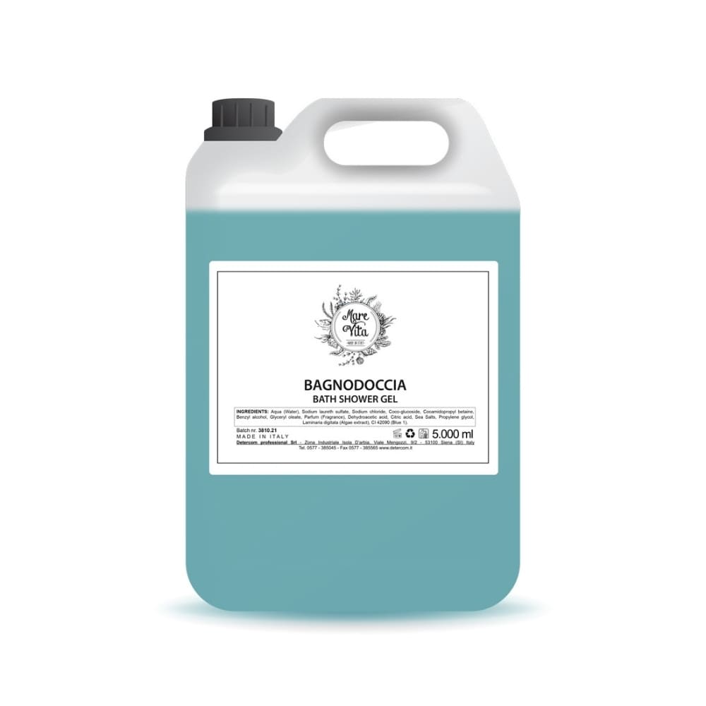 Tanica ricarica per Bagnoschiuma Dispenser Marevita 5 Litri