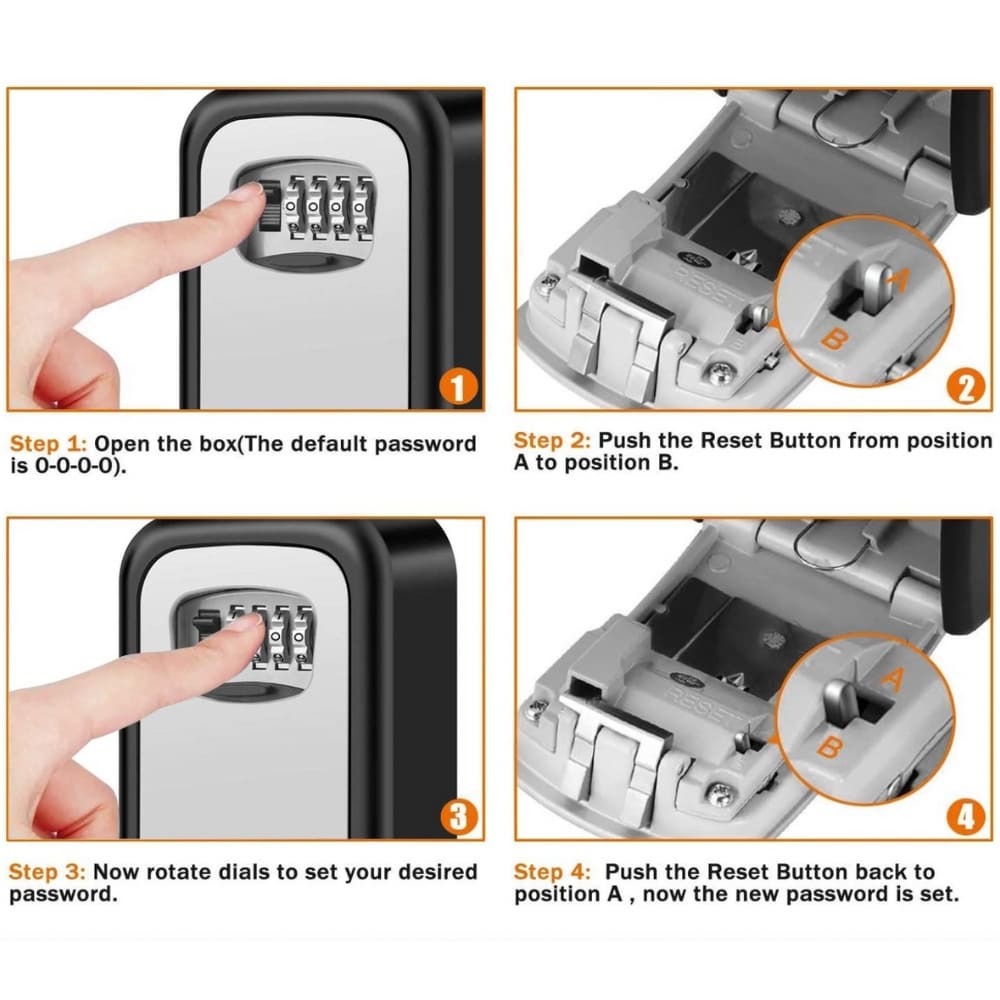 Self Check-in Keybox Portachiavi Cassetta di Sicurezza per Case Vacanze