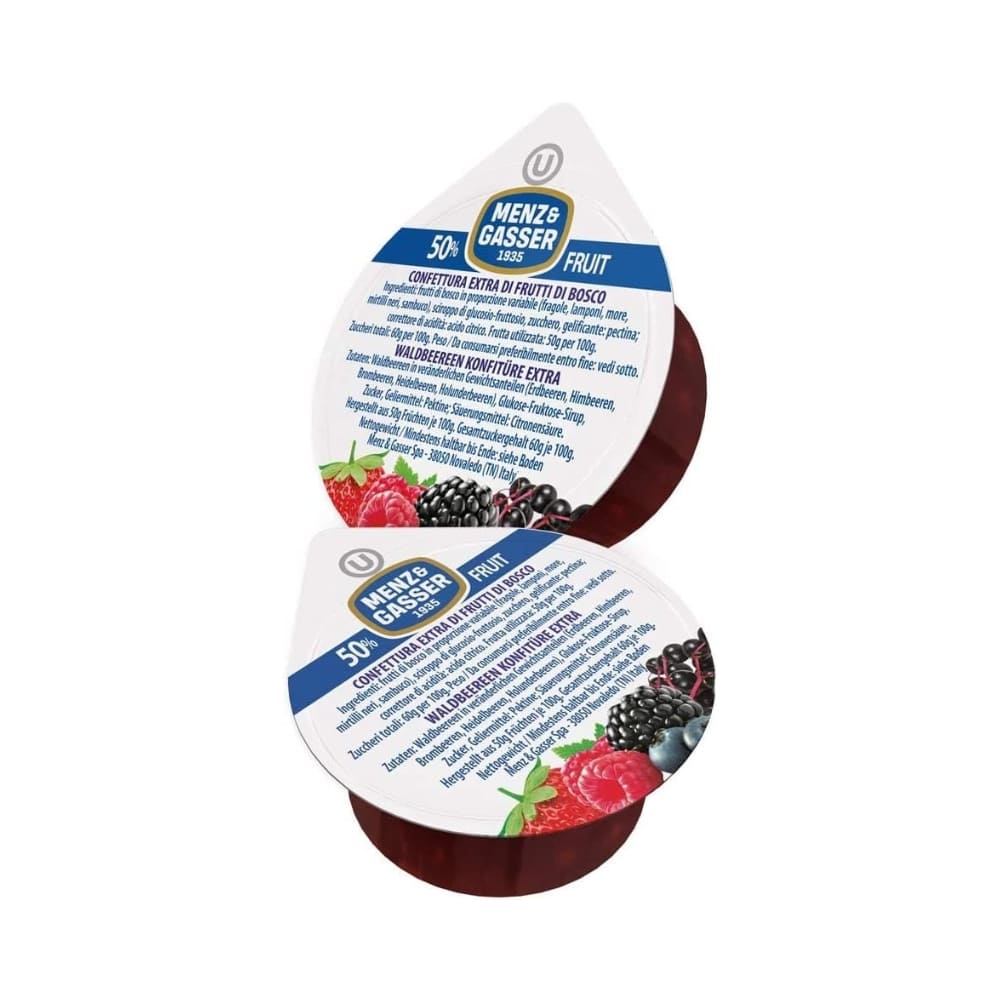 Menz & Gasser Single-serving Premium Quality Wild Berry Extra Jam
