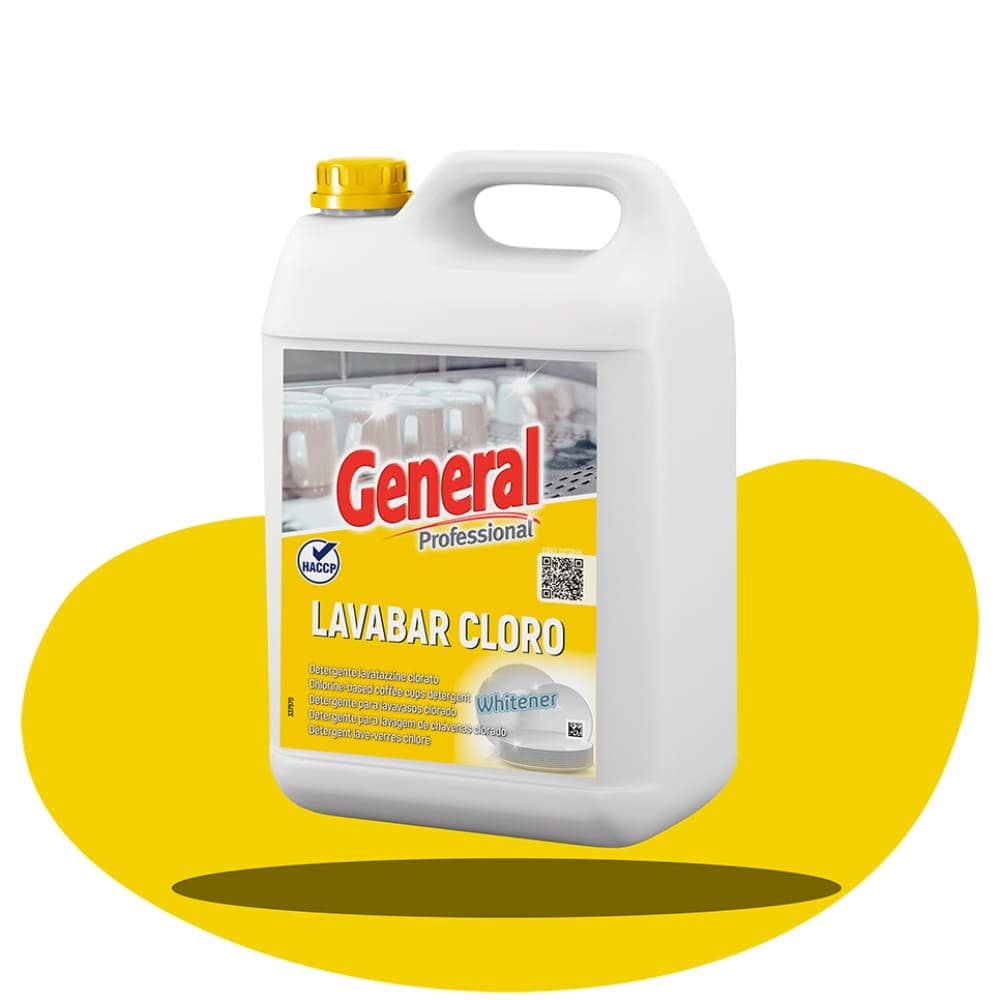 Detergente Lavabar a base di Cloro per stoviglie General Professional 5 Kg