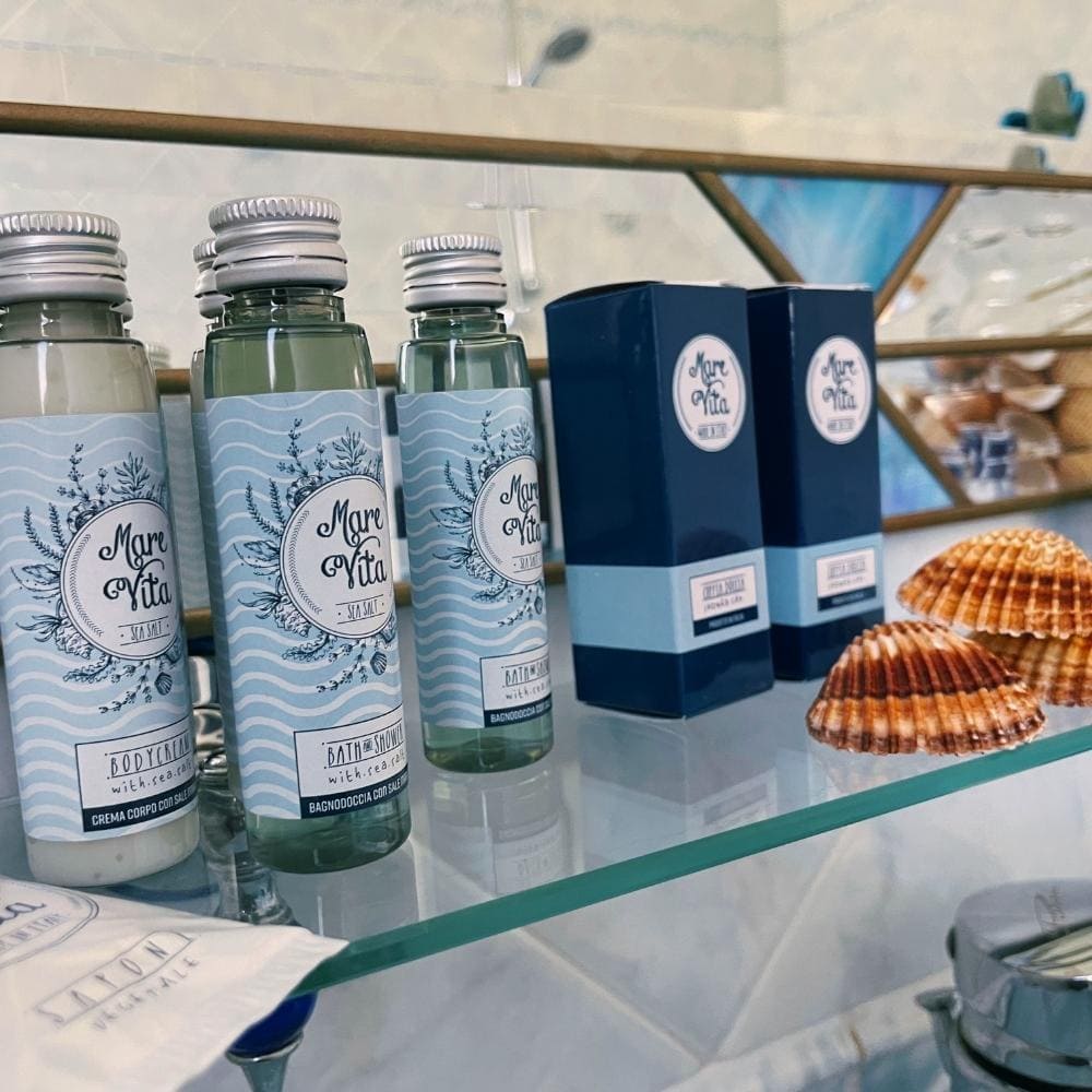 Kit Cortesia Hotel Lusso Marevita Premium con Sale Marino