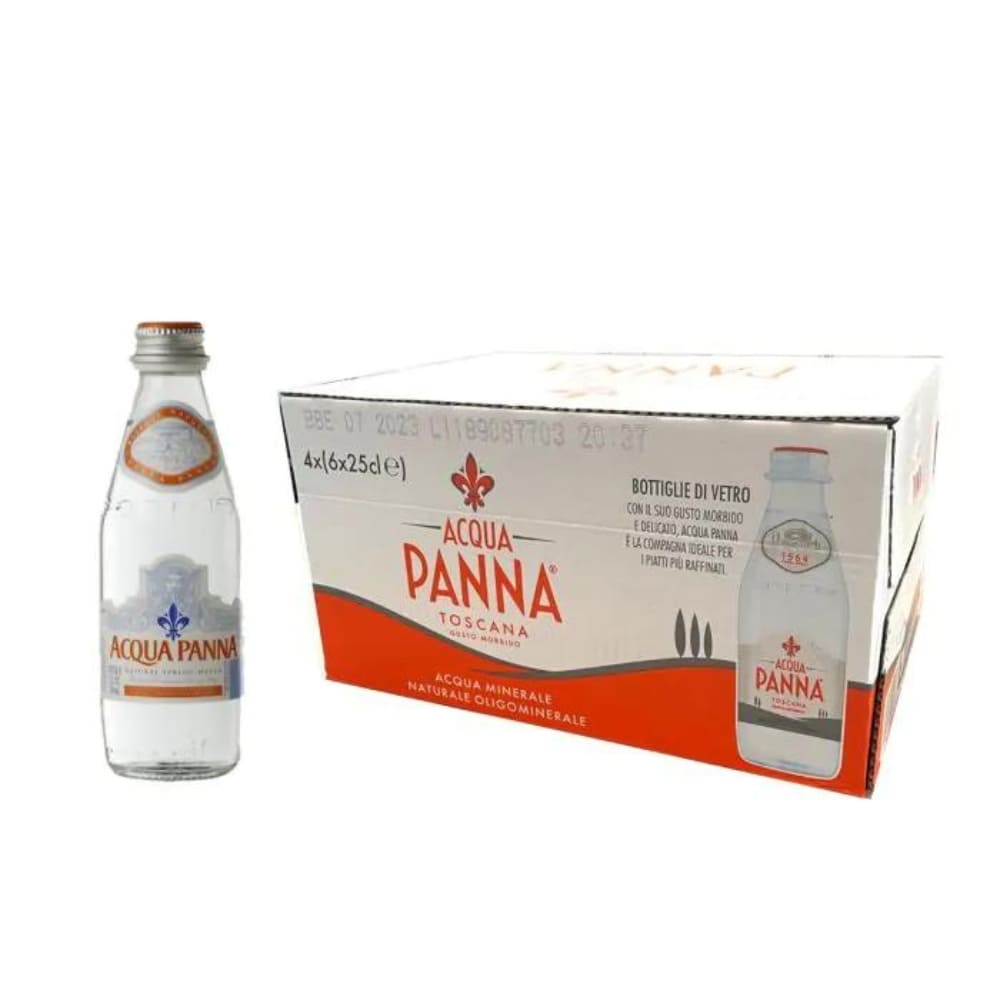 Natural Water Panna 25 cl in glass Minibar Hotel and B&B Pack of 24
