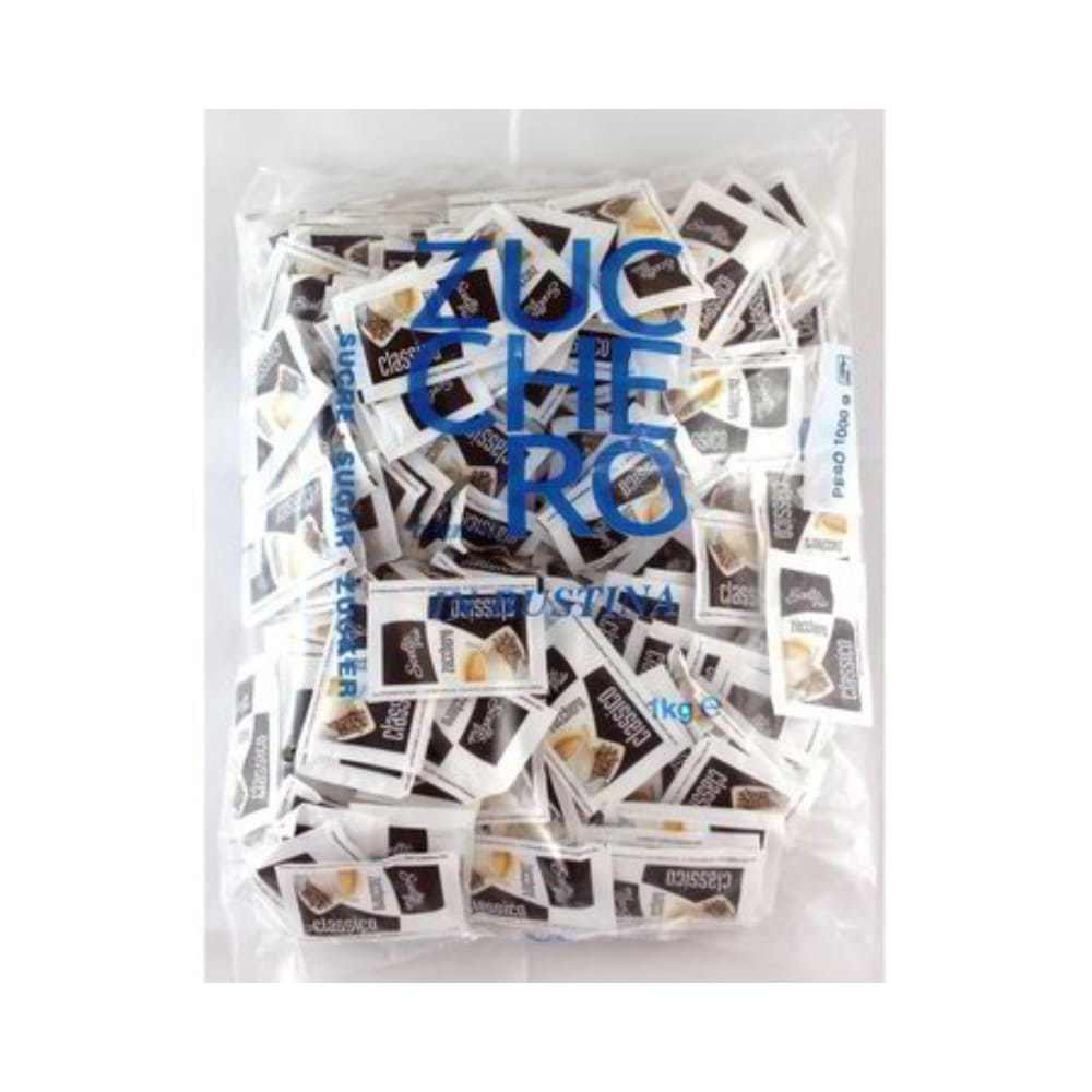 Zucchero Bianco monodose in bustina Confezione da 300