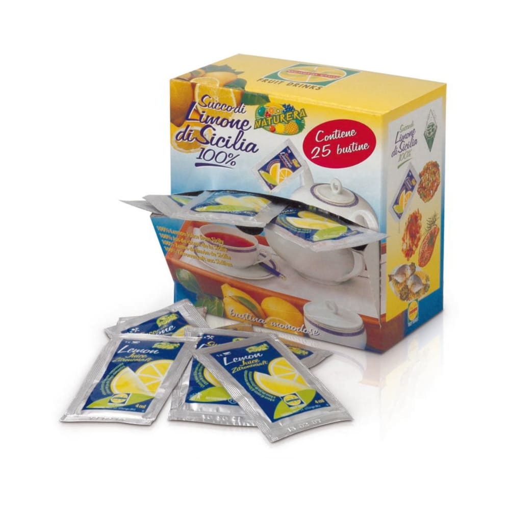 Succo di Limone in Bustine Monodose Confezione da 100