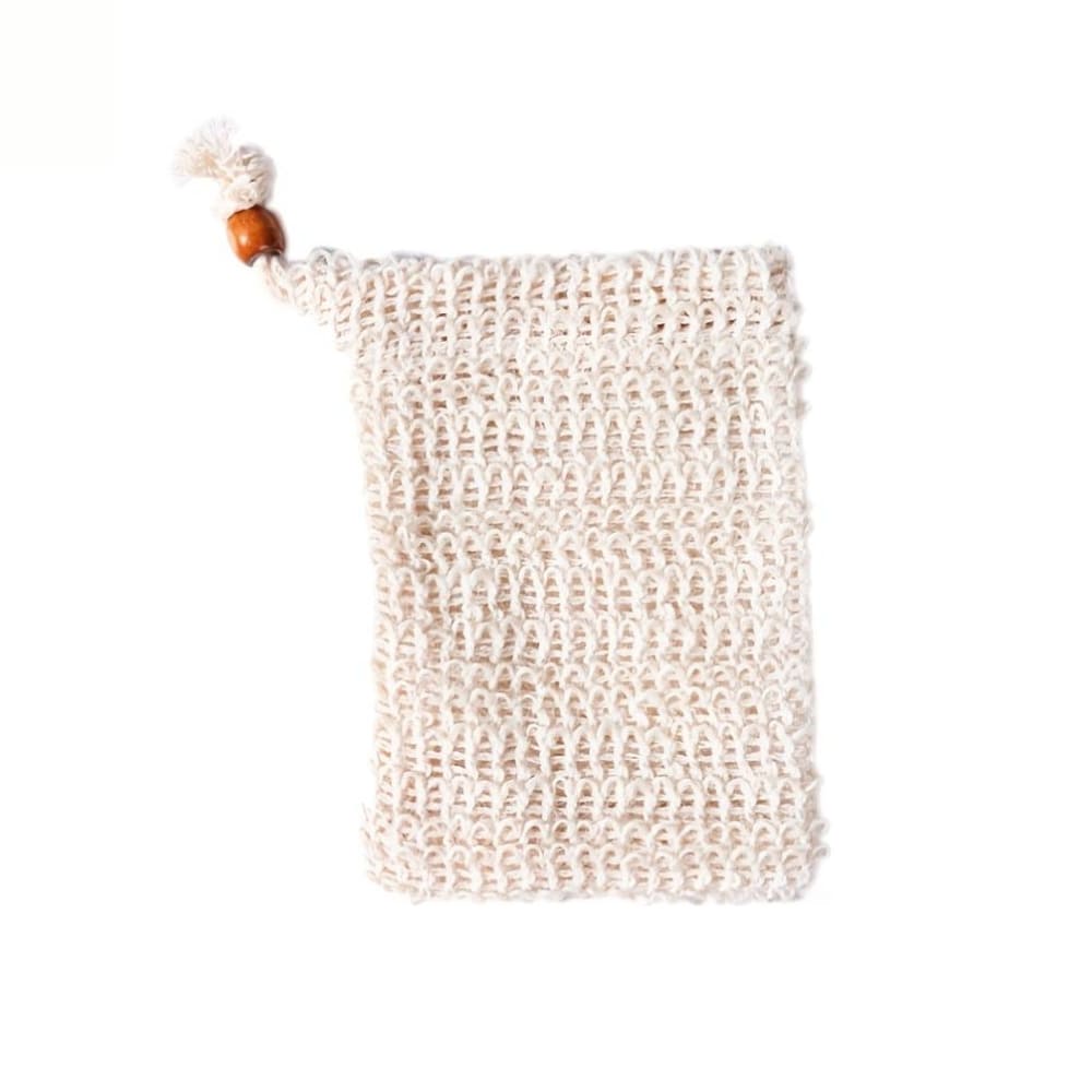 Sacchettino porta sapone solido in cotone naturale