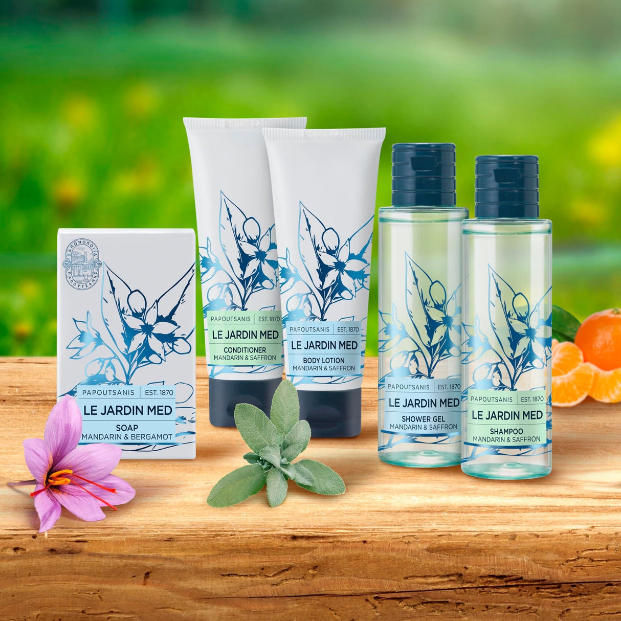 Shower Gel Monodose per B&B e Hotel Le Jardin Med 40 ml