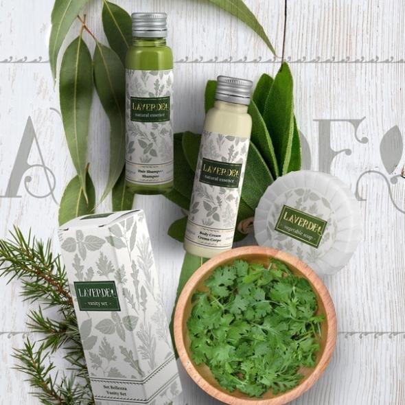 Kit Cortesia Lusso Laverde con Estratti di Erbe Made in Italy
