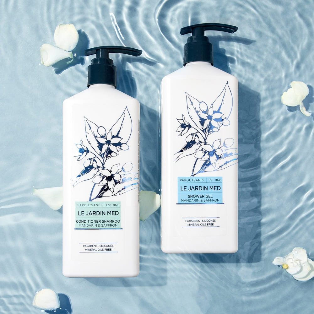 Dispenser Hotel Bagnoschiuma ricaricabile Le Jardin Med 360 ml