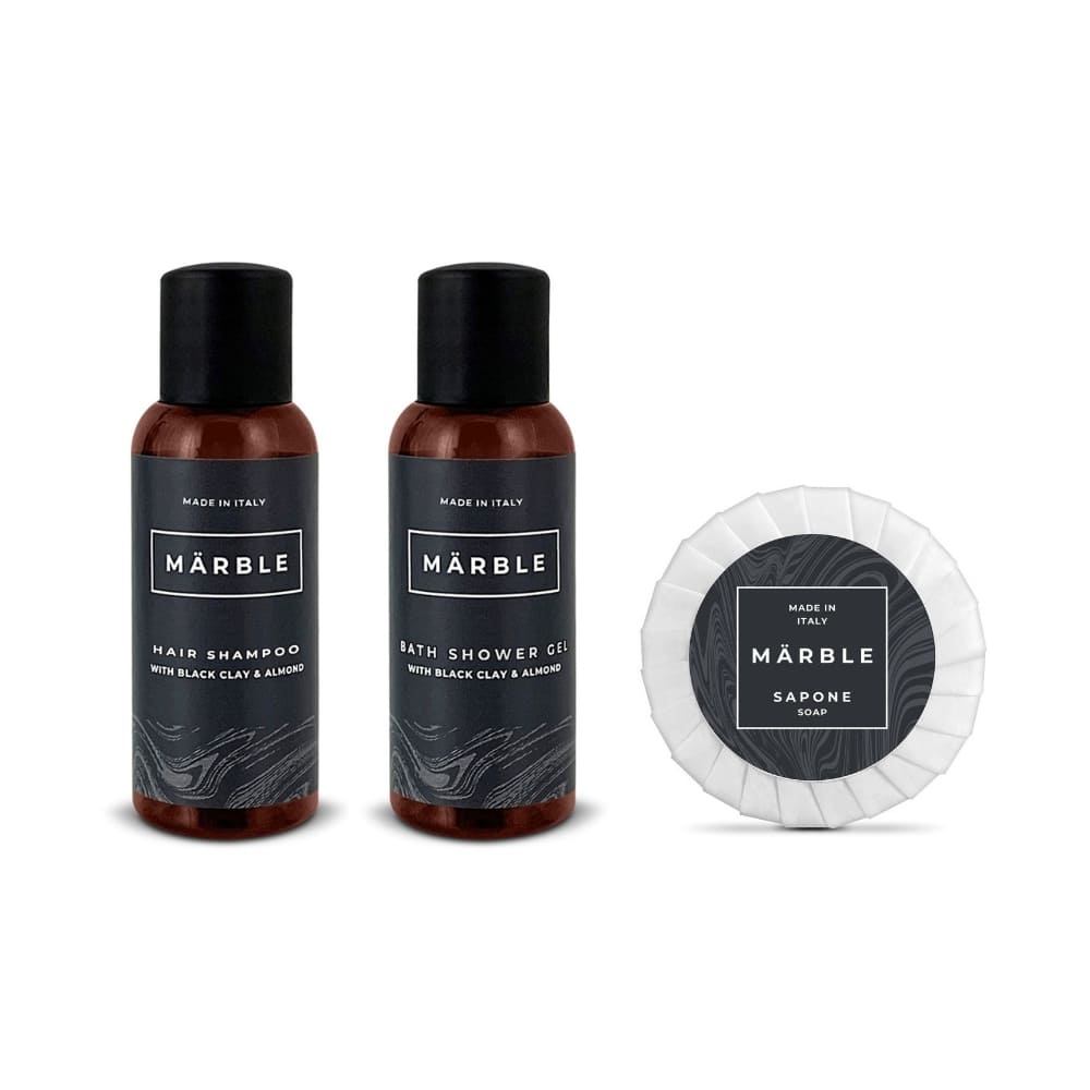 Marble Courtesy Kit 35 ml Elegant and modern line Made in Italy