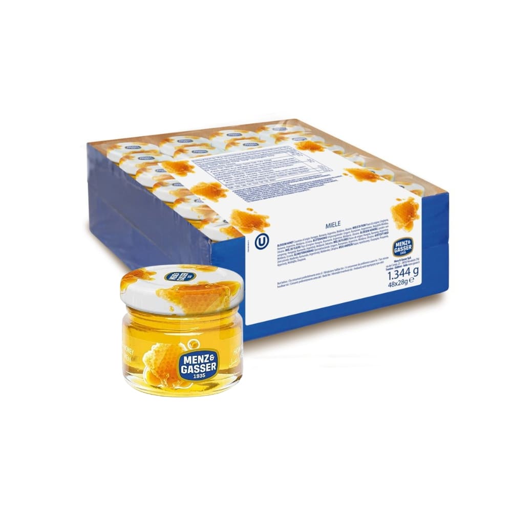 Miele Millefiori Monoporzione 48 vasetti in vetro Menz & Gasser