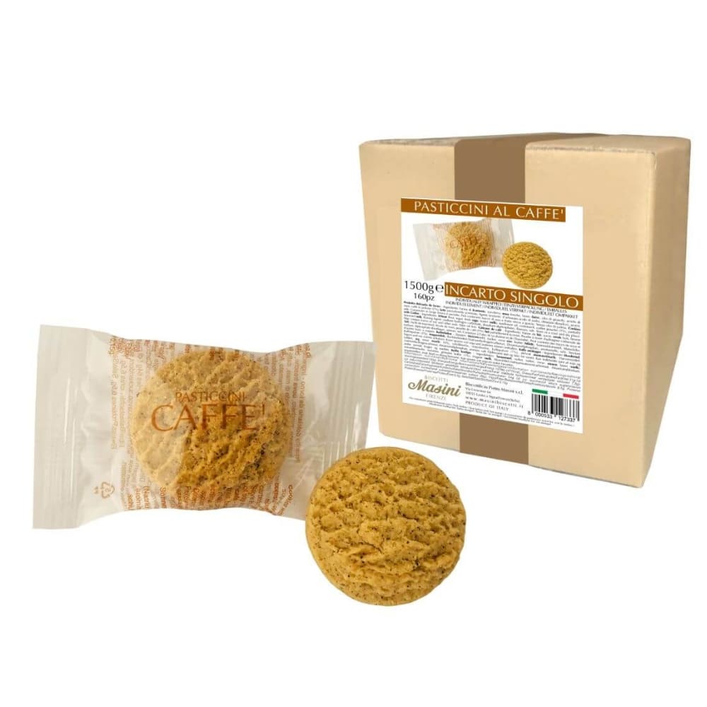 Coffee Biscuits Single-serving Courtesy for Hotels and B&Bs 150 pieces Masini Firenze