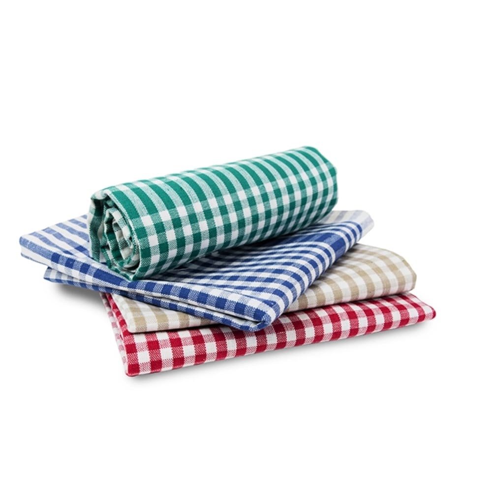 Strofinacci da Cucina in Set da 6 pezzi fantasia scozzese