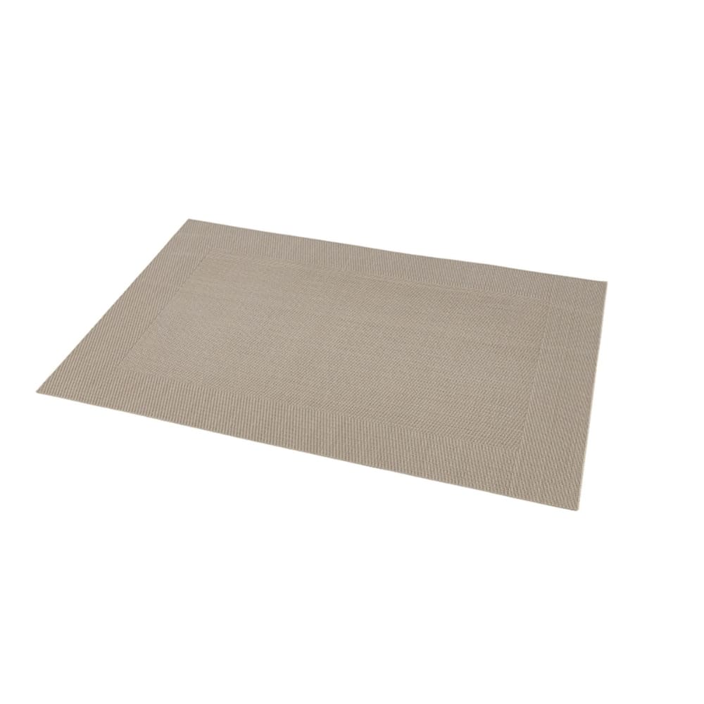 Set da 4 tovagliette all'americana in vinile Tortora