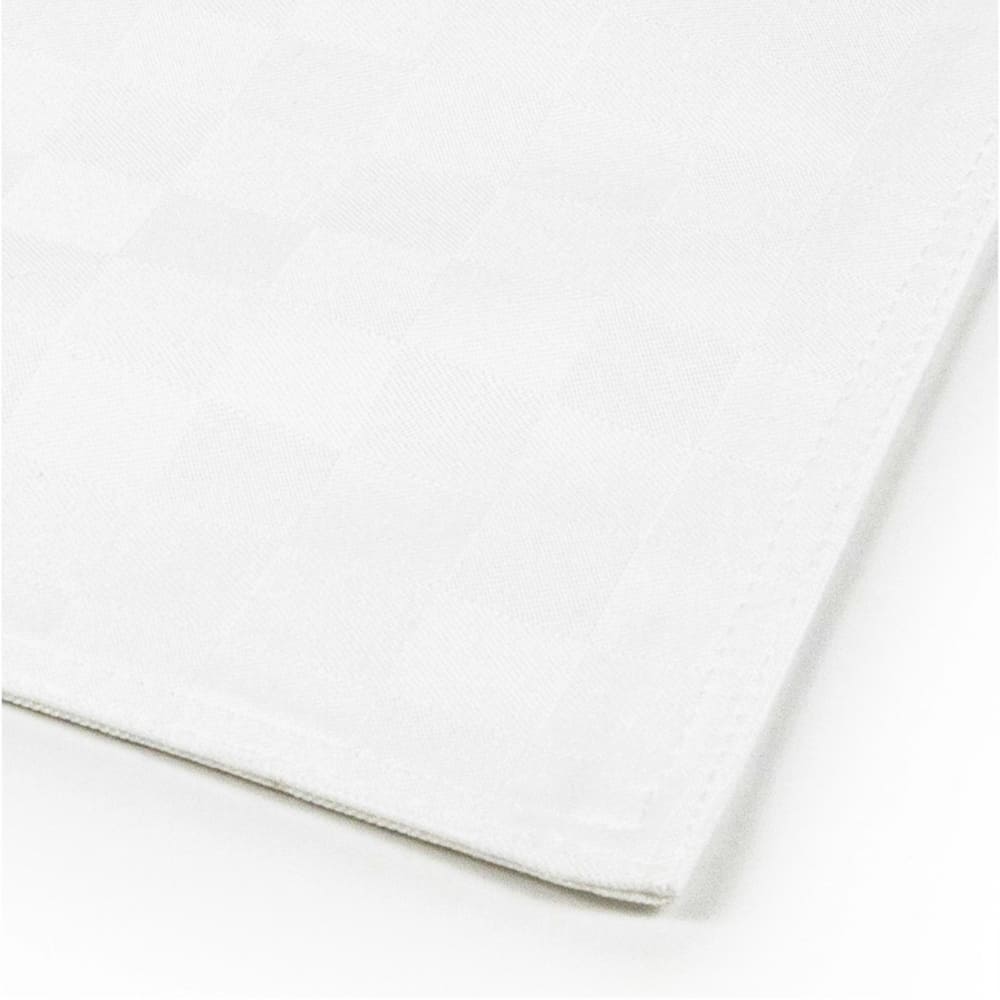Stain-resistant tablecloth Square 4 places White