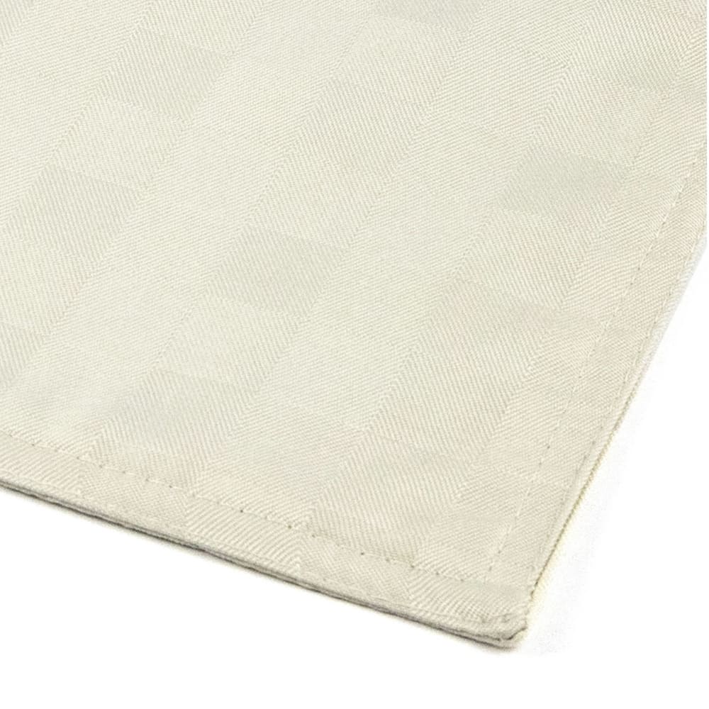 Stain-resistant tablecloth Square 4 places Cream