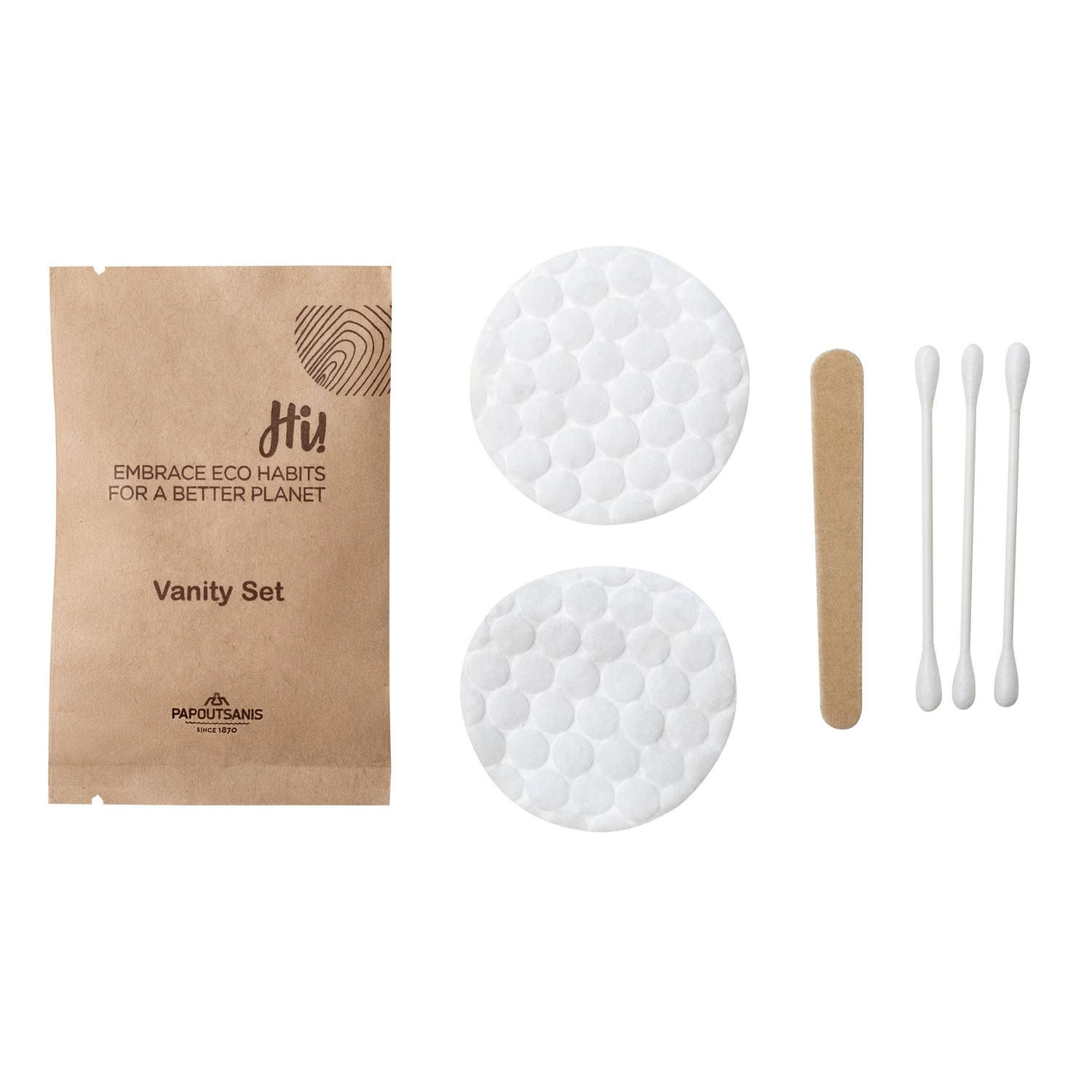 Vanity Kit Set cosmetico Hotel Amenities Eco-friendly in carta kraft