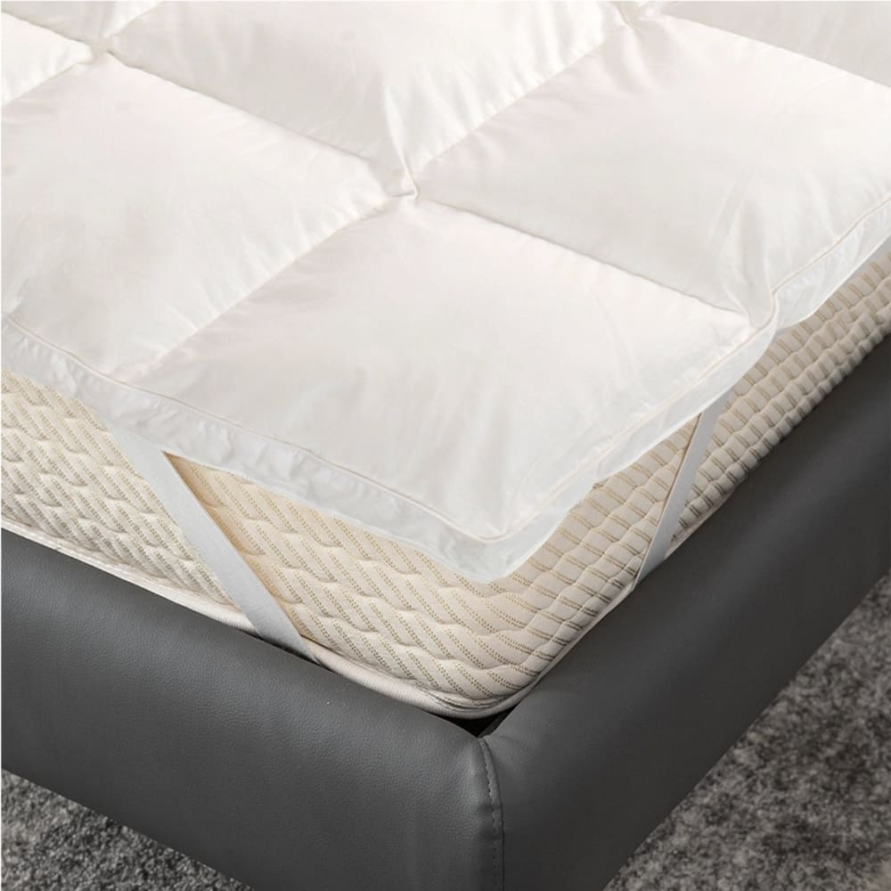 Topper Deluxe trapuntato imbottito in morbida microfibra 5 cm