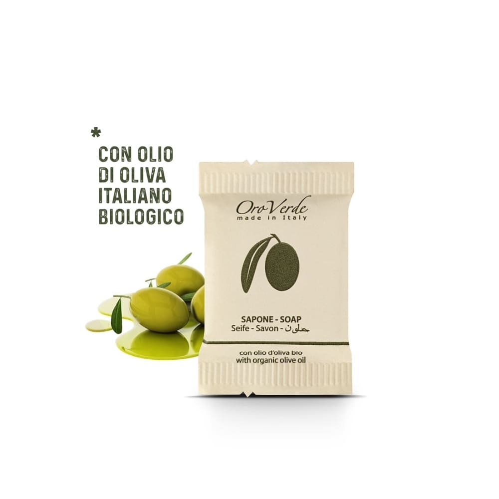 Oroverde courtesy set in paper bag Shampoo Shower and Soap Made in Italy