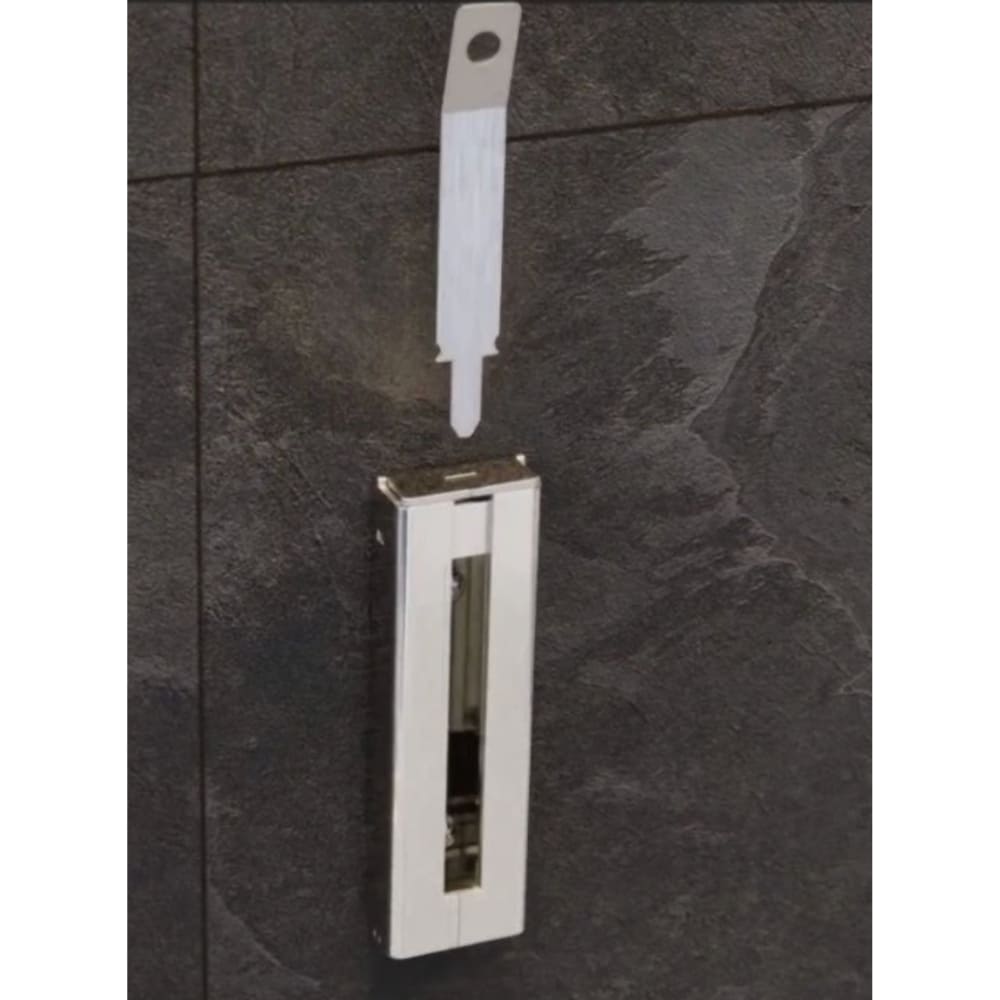 Supporto da parete INVISIBILE in acciaio inox per Dispenser Hotel