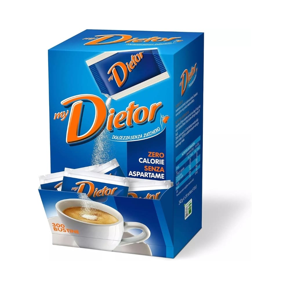 Dietor dolcificante monodose in bustina Espositore da 210