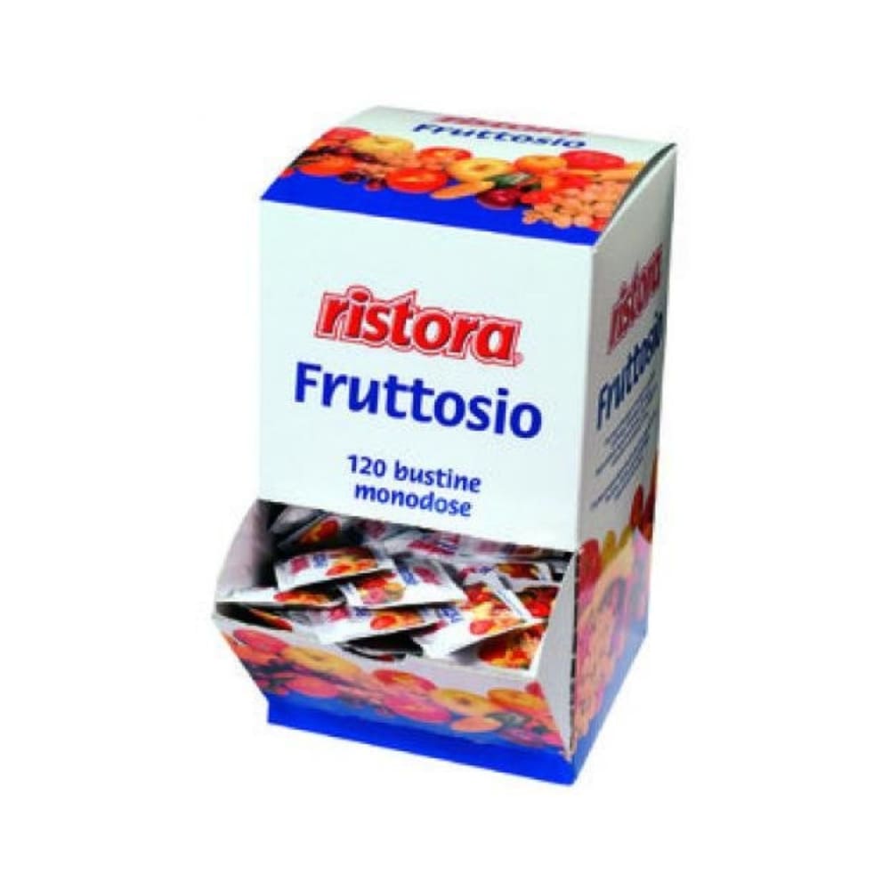 Fruttosio Ristora Dolcificante monodose in bustina Espositore da 120