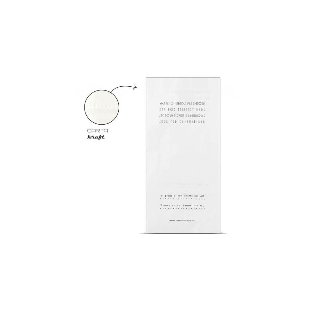 Saccehtto igienico in carta neutro confezione da 1000 pezzi