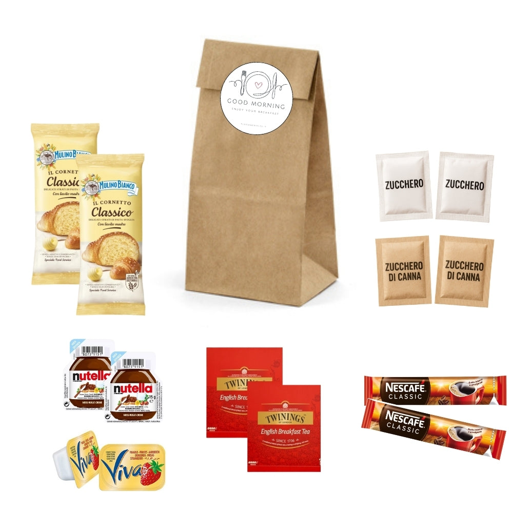 Breakfast Box Premium Kit Colazione per 2 ospiti