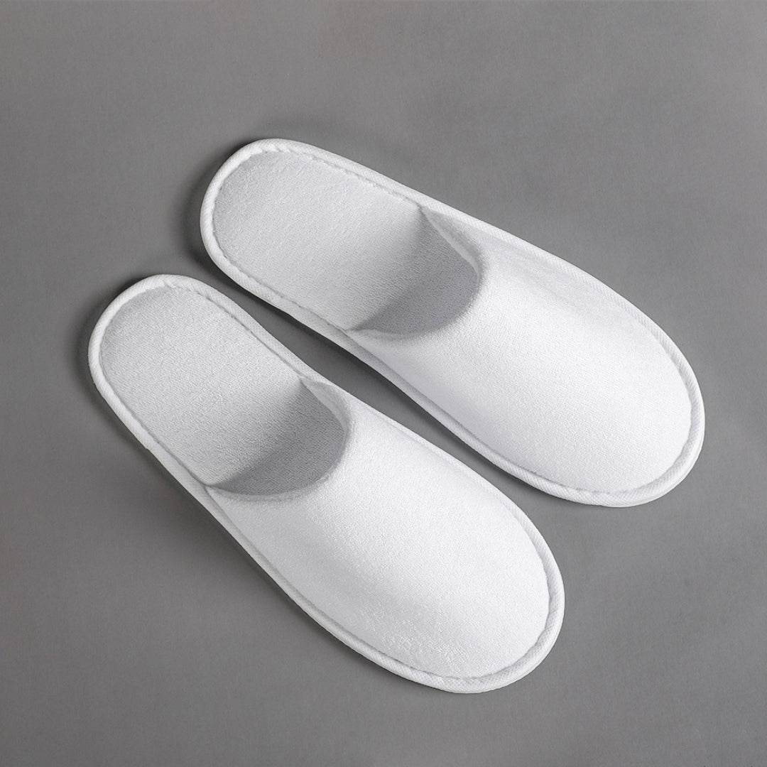 Ciabatte Hotel Premium con suola Impermeabile e Antiscivolo per Spa e Wellness, confezionate in elegante bustina eco-friendly