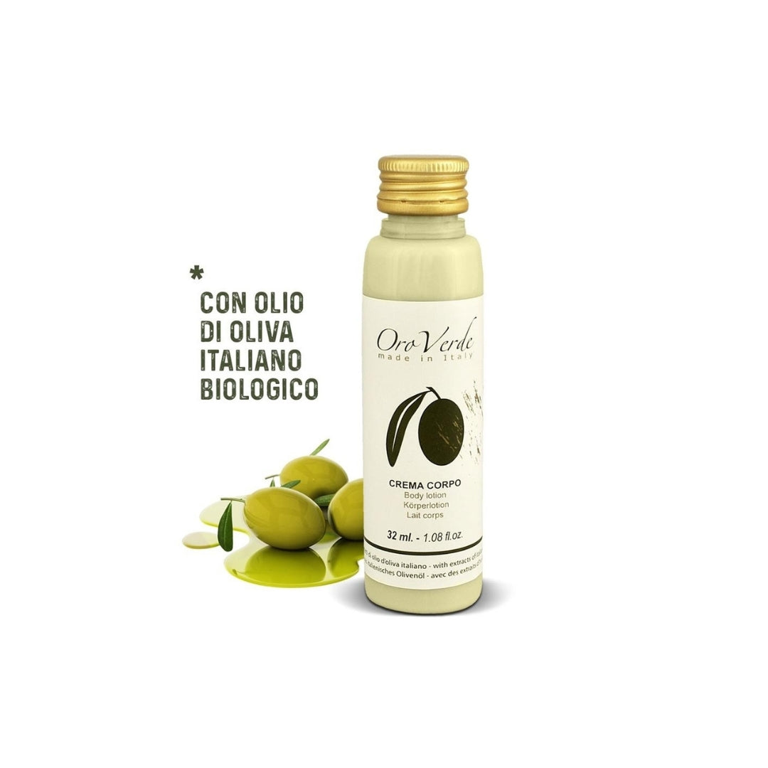Crema Corpo Oroverde 35 ml per Hotel e B&B - Confezione da 308 pezzi