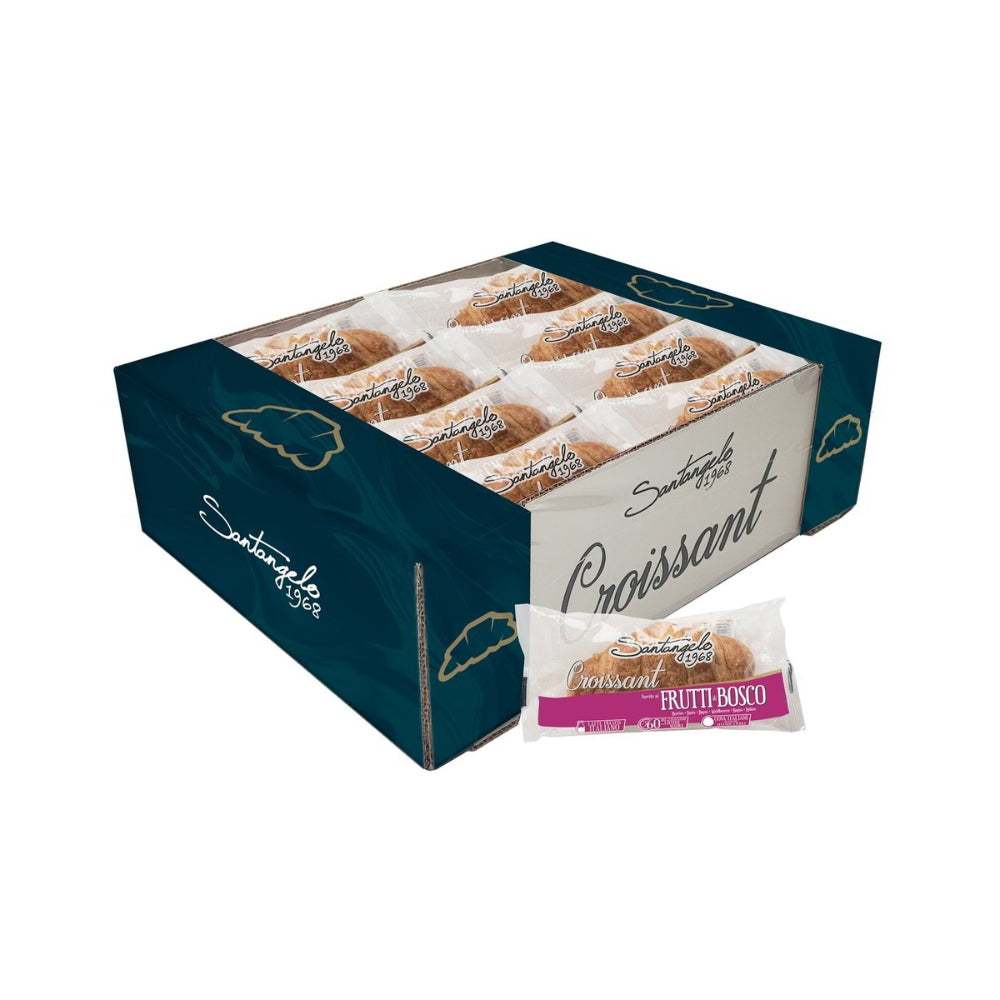 Croissant ai Frutti di Bosco Santangelo – Confezione da 16 Monoporzioni da 55 gr (Copia)