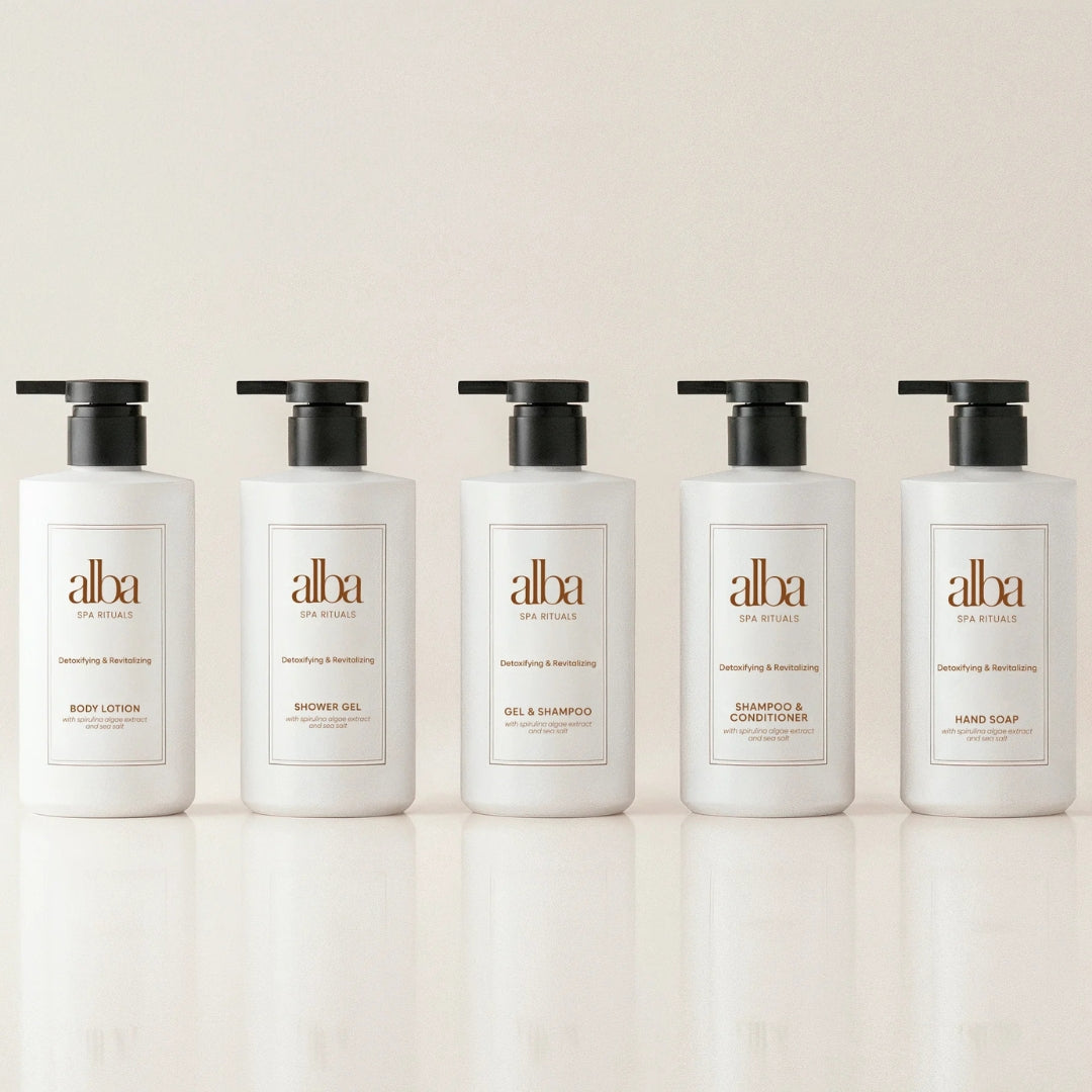Dispenser monouso Shower Gel Eco-Premium Alba Spa Rituals 450 ml - Hotel, B&B e Luxury Rooms