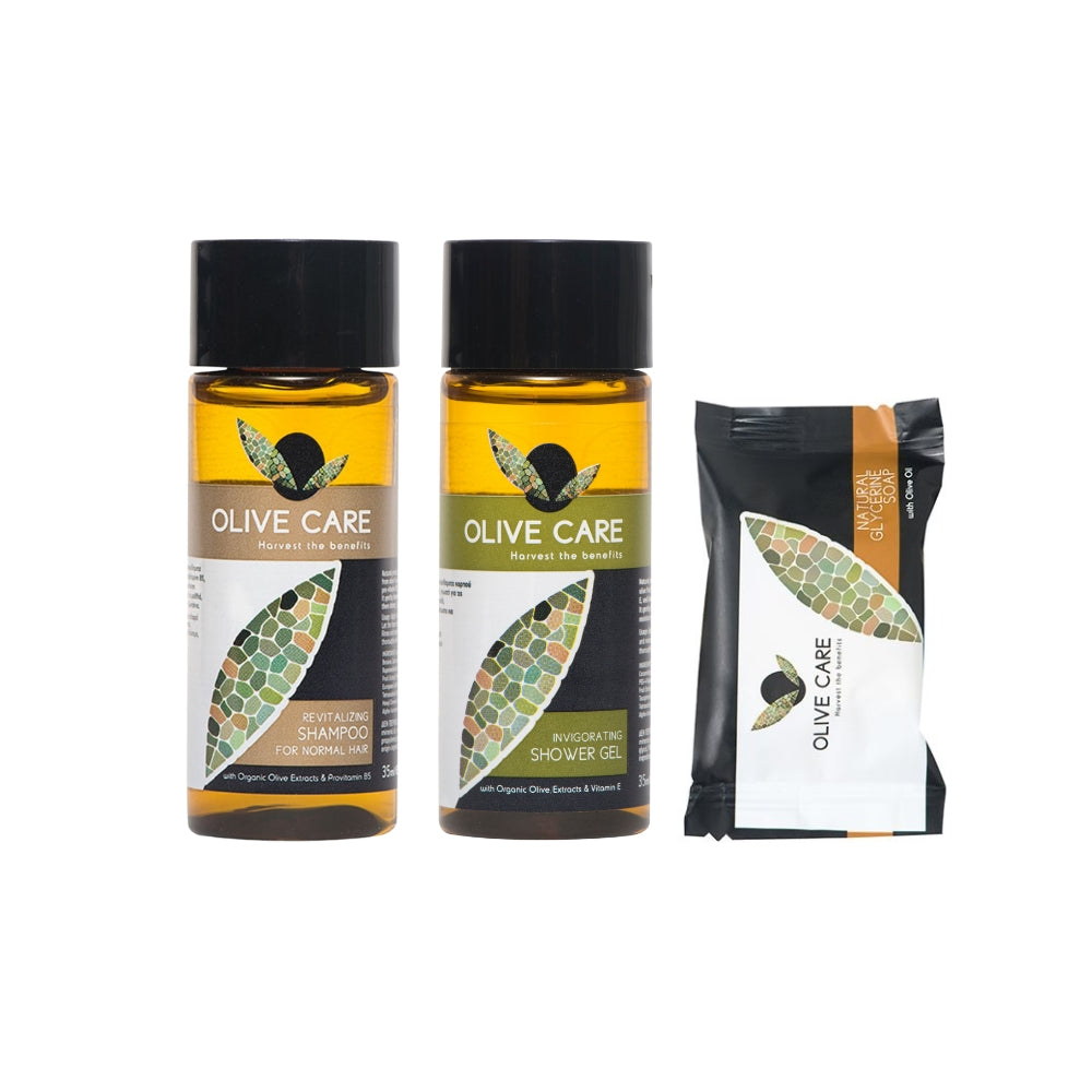 Mini Set Cortesia Olive Care Limited Edition 33 ml per Hotel e B&B