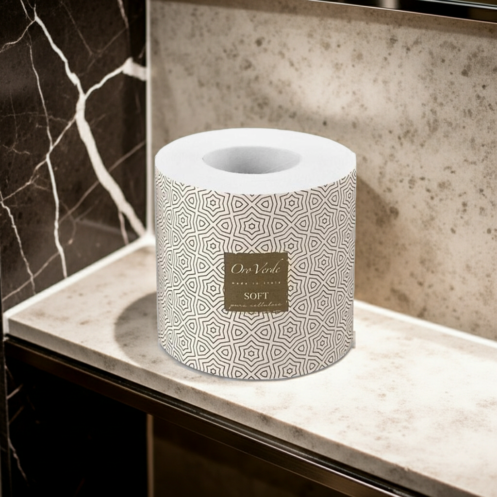 Carta Igienica Fascettata e Profumata Linea Luxury Hotel 56 Rotoli