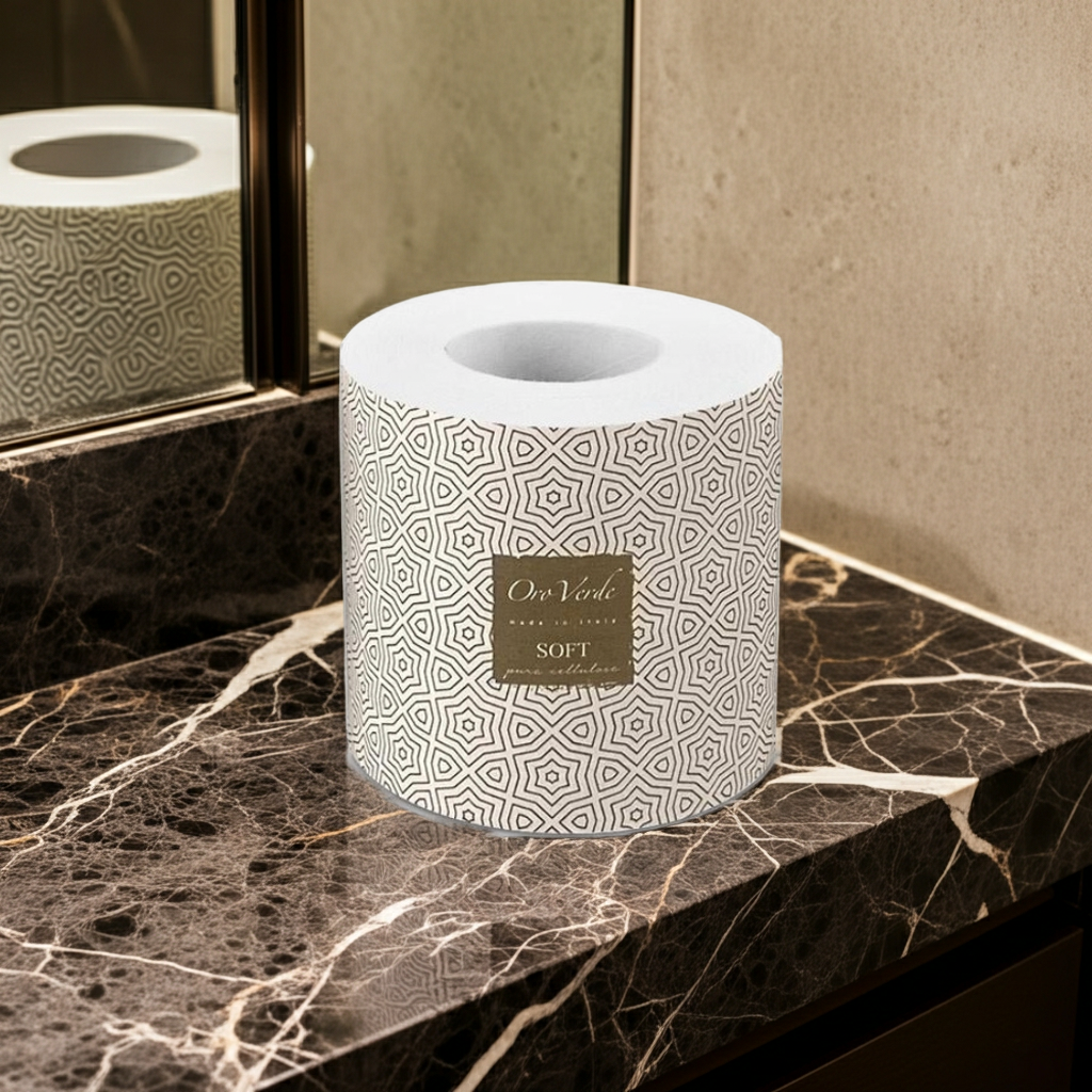 Carta Igienica Fascettata e Profumata Linea Luxury Hotel 56 Rotoli