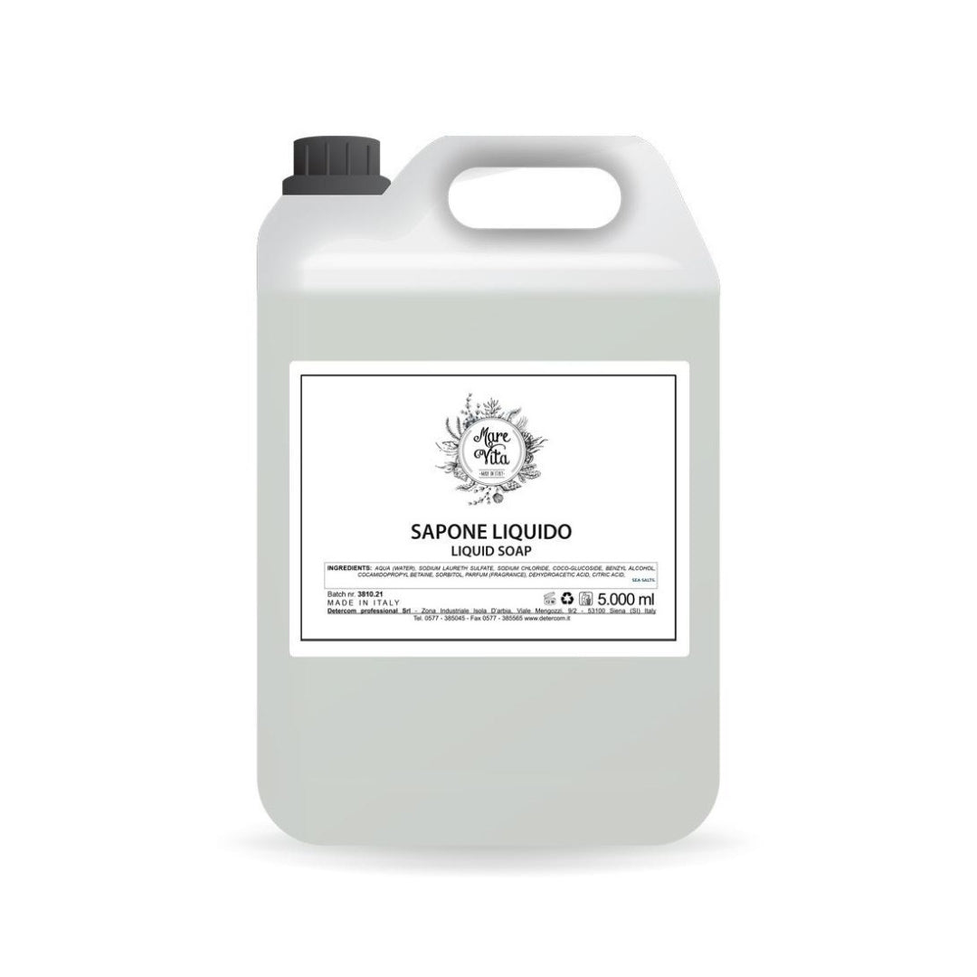Tanica ricarica per Sapone Mani Dispenser Marevita 5 Litri