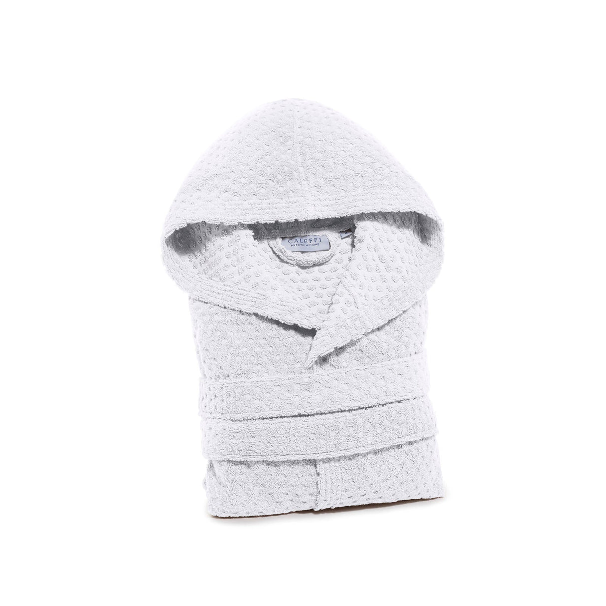 Caleffi Accappatoio con Cappuccio in Cotone Sirena '99 Spugnissima Tinta Unita VARI COLORI