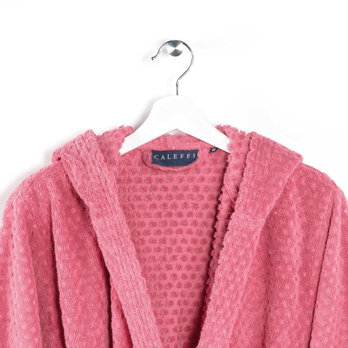 Caleffi Accappatoio con Cappuccio in Cotone Sirena '99 Spugnissima Tinta Unita VARI COLORI